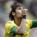 Neymar dari Brazil saat Melawan Honduras di Olimpiade 2012