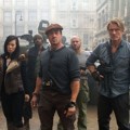 Sylvester Stallone, Nan Yu, Terry Crews, Randy Couture, dan Dolph Lundgren di Film The Expendables 2