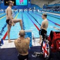 Atlet Renang Inggris Berlatih Menghadapi Paralympic 2012