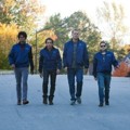 Richard Ayoade, Ben Stiller, Vince Vaughn dan Jonah Hill di The Watch
