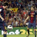 Lionel Messi Bersiap Mencetak Gol