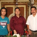 Charly dan Ki Kusumo di Syukuran Film 'Jangan Menangis Sinar'