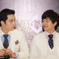 Chansung dan Junho 2PM Saat Jumpa Pers 'What Time Is It 2PM Live Tour In Jakarta'