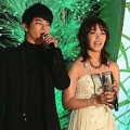 Seo In Guk dan Jung Eun Ji Raih Piala Best OST Award Melon Music Awards 2012