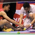 Tommy Sugiarto Sempat Mengalami Cidera Saat Pertandingan
