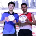 Boonsak Ponsana dan Tommy Sugiarto Berfoto Bersama