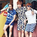 CNU, Jinyoung dan Sandeul B1A4 di Majalah CeCi Edisi Juli 2013