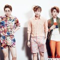 CNU, Jinyoung dan Sandeul B1A4 di Majalah Cosmopolitan Edisi Juli 2013