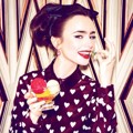 Lily Collins di Majalah Glamour Edisi Juli 2013