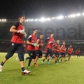 Suasana Latihan Tim Arsenal Sebelum Laga Dimulai