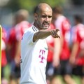 Pep Guardiola Saat Latihan Tim Bayern Munchen