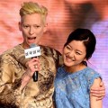 Tilda Swinton dan Go Ah Sung di Premiere Film 'Snowpiercer'