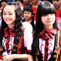 Rona dan Yuvi JKT48 di 'Dahsyat' Spesial HUT RI