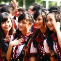 Sisil, Vanka, Noella dan Rona JKT48 Saat Perayaan HUT RI ke-68