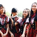 Viny, Noella, Rona dan Octi JKT48 Saat Perayaan HUT RI ke-68