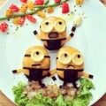 Makanan yang di Bentuk Menjadi Karakter Minion