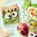 Roti Tawar yang Dirubah Menjadi Karakter Frankenstein