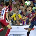 Aksi Neymar Saat Laga Final Piala Super Spanyol 2013