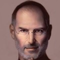Seikou Yamaoka Membuat Lukisan Wajah Steven Jobs