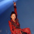 Aksi Panggung Tantri Kotak di 'Konser Ener9i: Rock Never Dies'