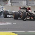 Duel Lewis Hamilton vs Romain Grosjean