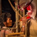 Proses Pembuatan Patung Sebelum Festival Dimulai