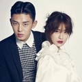 Yoo Ah In dan Jung Yoo Mi di Majalah Harper's Bazaar Edisi Oktober 2013