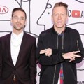 Ryan Lewis dan Macklemore di Red Carpet YouTube Music Awards 2013