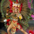 Miss Nicaragua Nastassja Bolivar di Sesi Kostum Nasional
