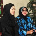 Nuri Maulida Saat Menggelar Jumpa Pers