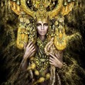 Portrait Dewi Gaia Karya Kirsty Mitchell