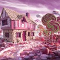 Karya Carl Warner yang Berjudul 'Candy Cottage'