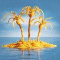 Sebuah Pulau yang Dibuat dari Pasta