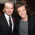David Beckham dan Harry Styles di Premiere Film 'The Class of 92'