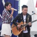 Maudy Ayunda dan David Choi Saat Tampil di Acara 'Inbox'