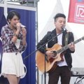 Maudy Ayunda dan David Choi Saat Tampil di Acara 'Inbox'