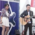 Maudy Ayunda dan David Choi Saat Tampil di Acara 'Inbox'