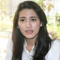 Alyssa Soebandono Saat Menggelar Jumpa Pers di Kebon Jeruk, Jakarta Barat