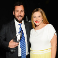 Adam Sandler dan Drew Barrymore di Belakang Panggung People's Choice Awards 2014