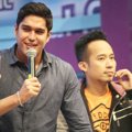 Denny Cagur dan Marcel Chandrawinata di Acara Musik 'Dahsyat'