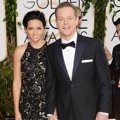 Matt Damon dan Istrinya di Red Carpet Golden Globe Awards 2014