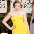Lena Dunham di Red Carpet Golden Globe Awards 2014
