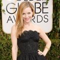 Leslie Mann di Red Carpet Golden Globe Awards 2014