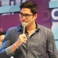 Marcel Chandrawinata Saat Menjadi Host Acara 'Dahsyat'
