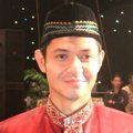 Dude Harlino Saat Hadir di Pernikahan Oki Setiana Dewi dan Ory Vitrio