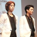 Teo dan Yun Lunafly Saat Jumpa Pers 'Lukie Beat Live in Concert'