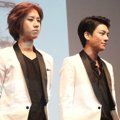 Teo dan Yun Lunafly Saat Jumpa Pers 'Lukie Beat Live in Concert'