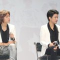 Teo dan Yun Lunafly Saat Jumpa Pers 'Lukie Beat Live in Concert'