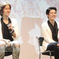 Teo dan Yun Lunafly Saat Jumpa Pers 'Lukie Beat Live in Concert'