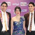 Marcel dan Mischa Chandrawinata Serta Pica Pricilla di Red Carpet Dahsyatnya Awards 2014